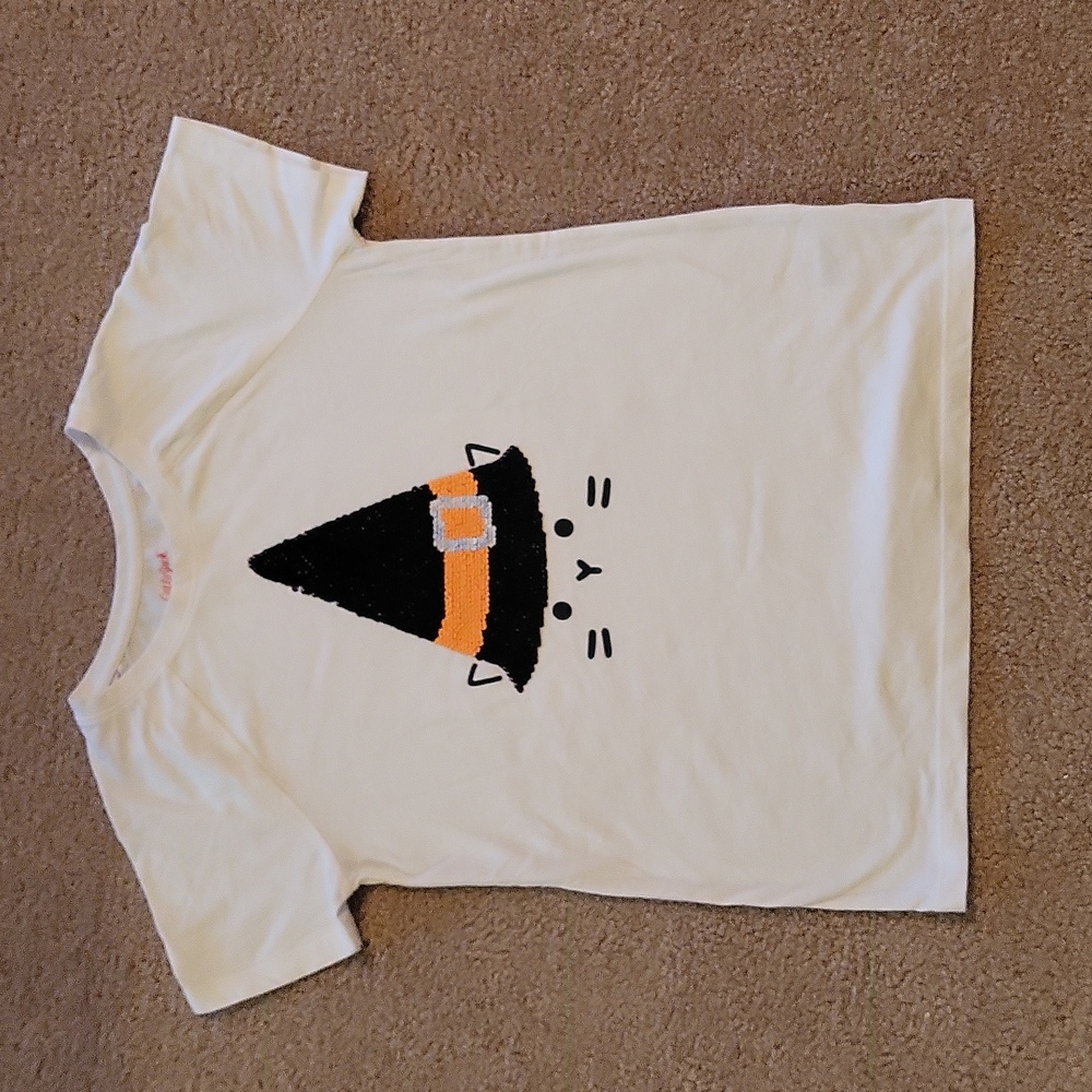 Halloween T-Shirt - Reversible Sequins - Youth Size XL